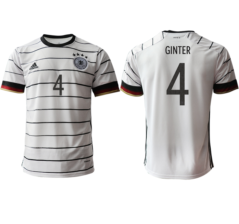 Men 2021 Europe Germany home AAA version #4 soccer jerseys